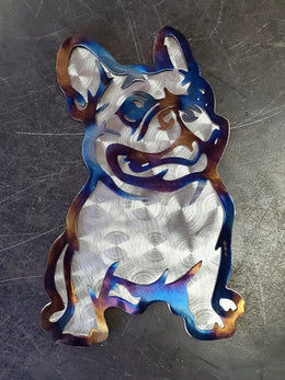 French Bulldog Metal Wall Art