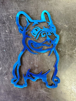 French Bulldog Metal Wall Art