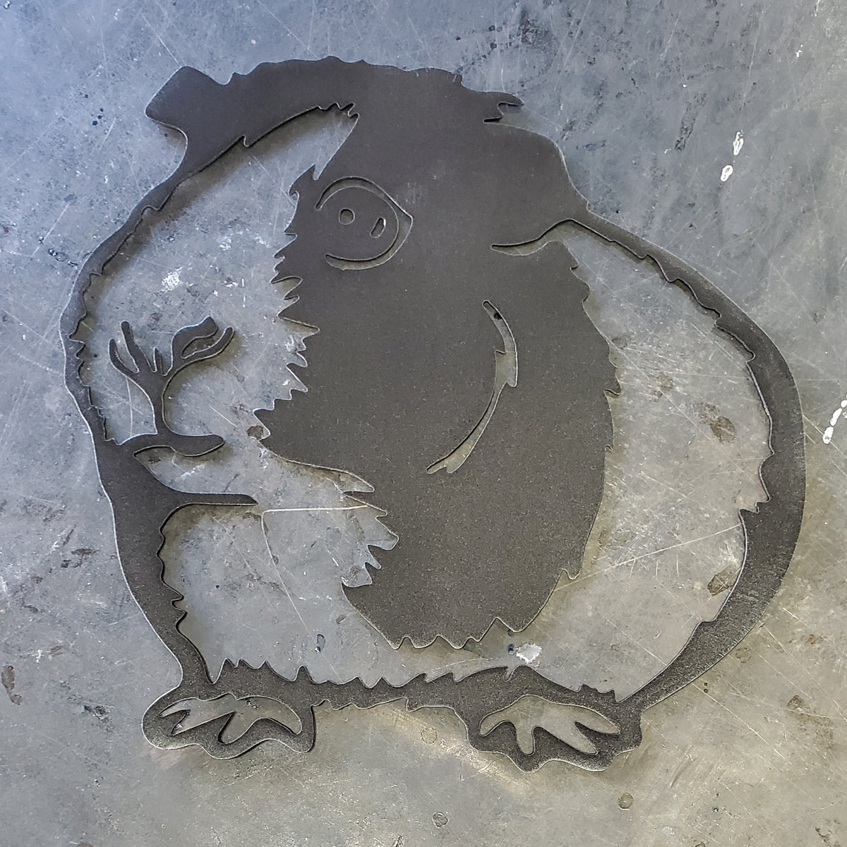 Guinea Pig Metal Wall Art