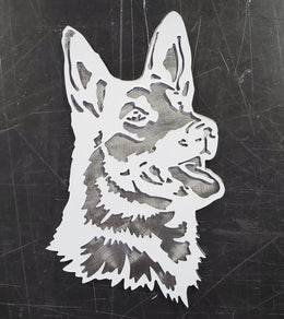 German Shepherd Metal Wall Art