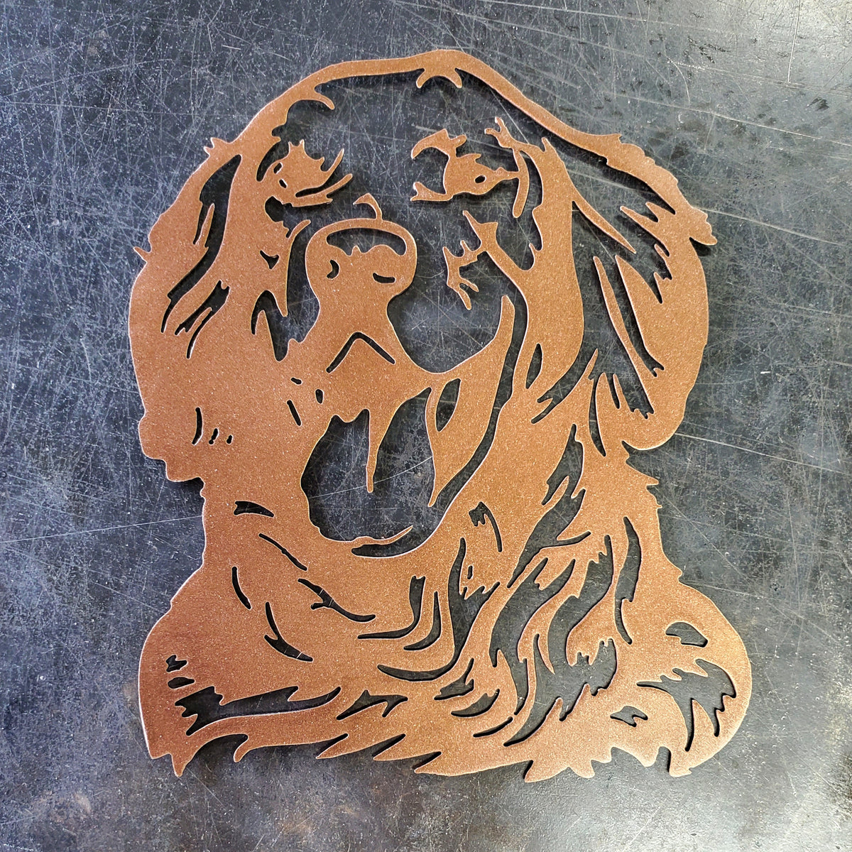 Golden Retriever Metal Wall Art #2