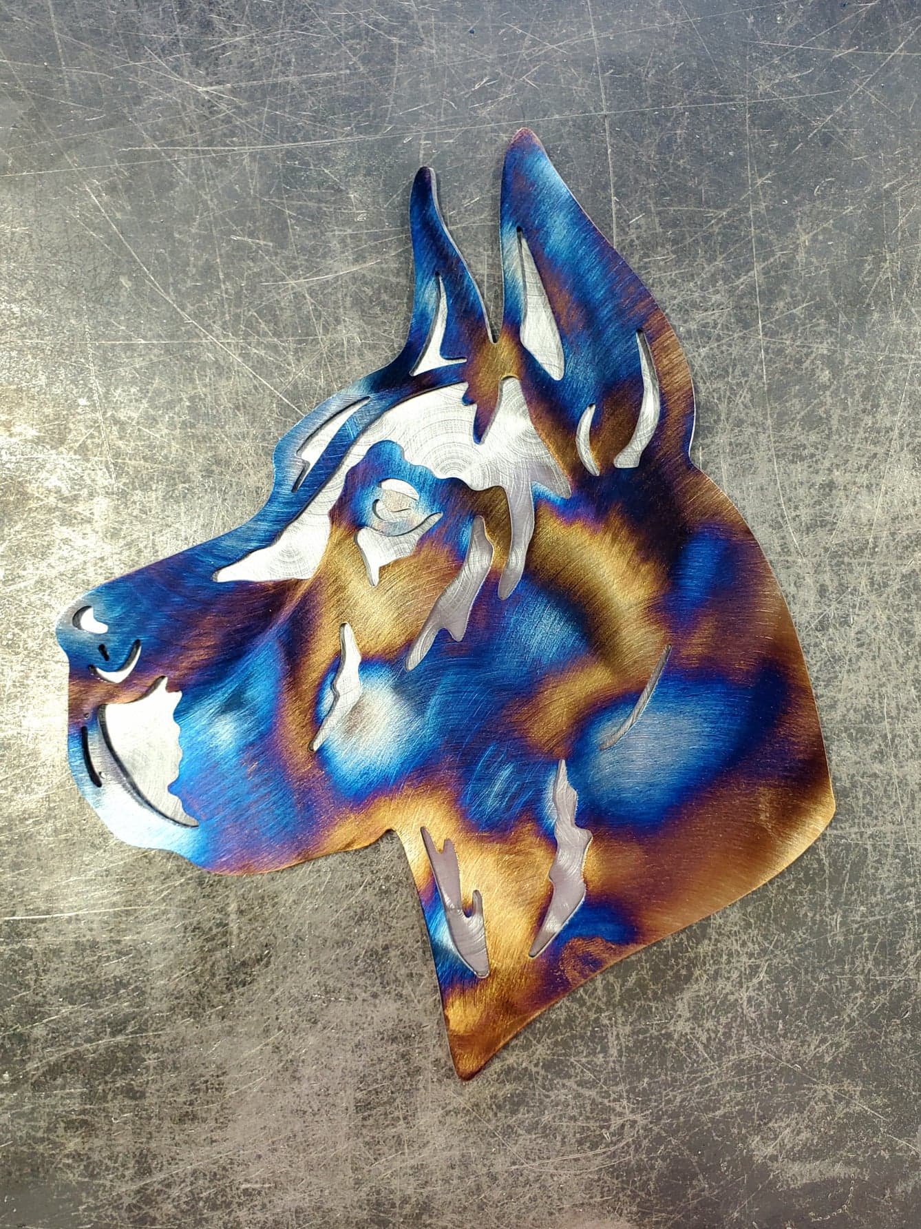 Great Dane #2 Metal Art