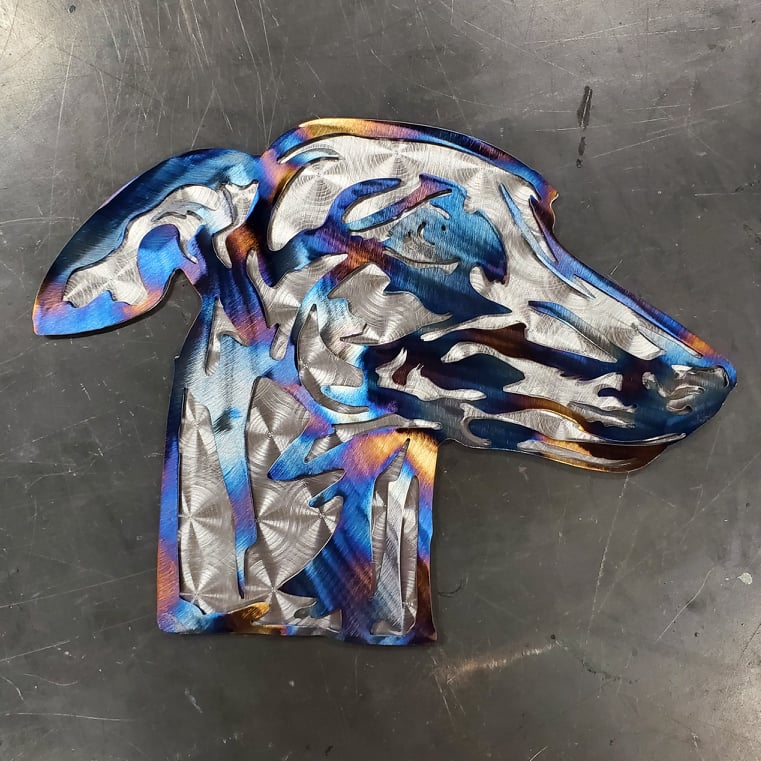Greyhound #2 Metal Art