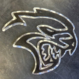 Dodge Hellcat Metal Wall Art