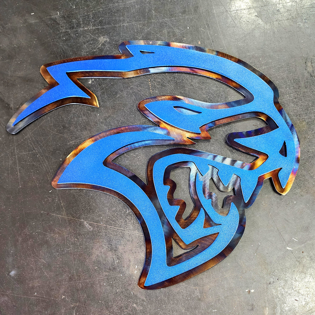 Dodge Hellcat Metal Wall Art