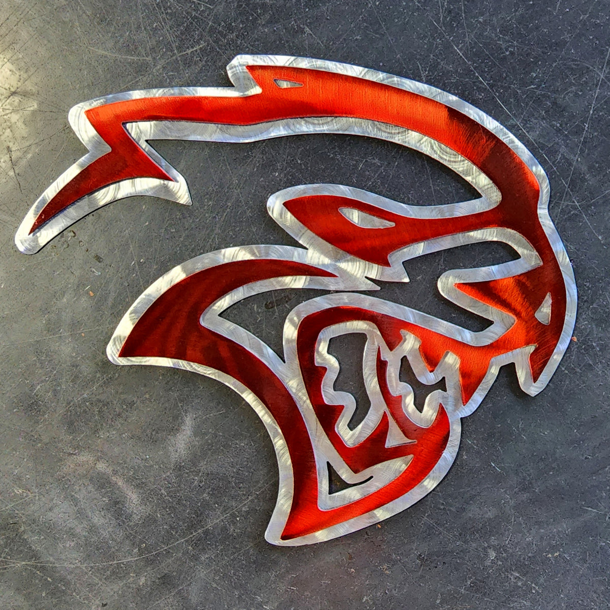 Dodge Hellcat Metal Wall Art