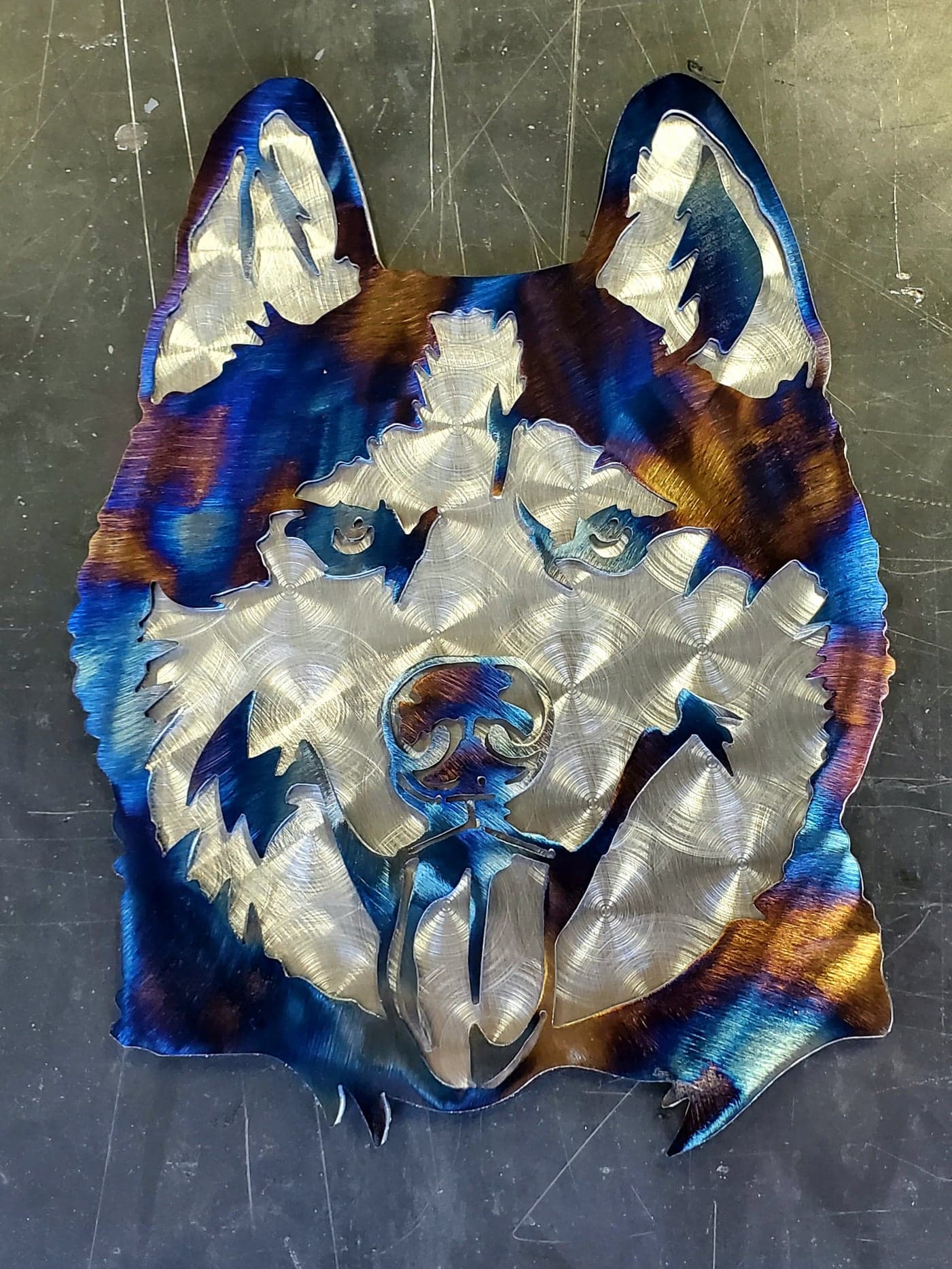 Husky #3 Metal Art