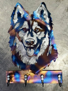 Husky Key & Leash Hanger