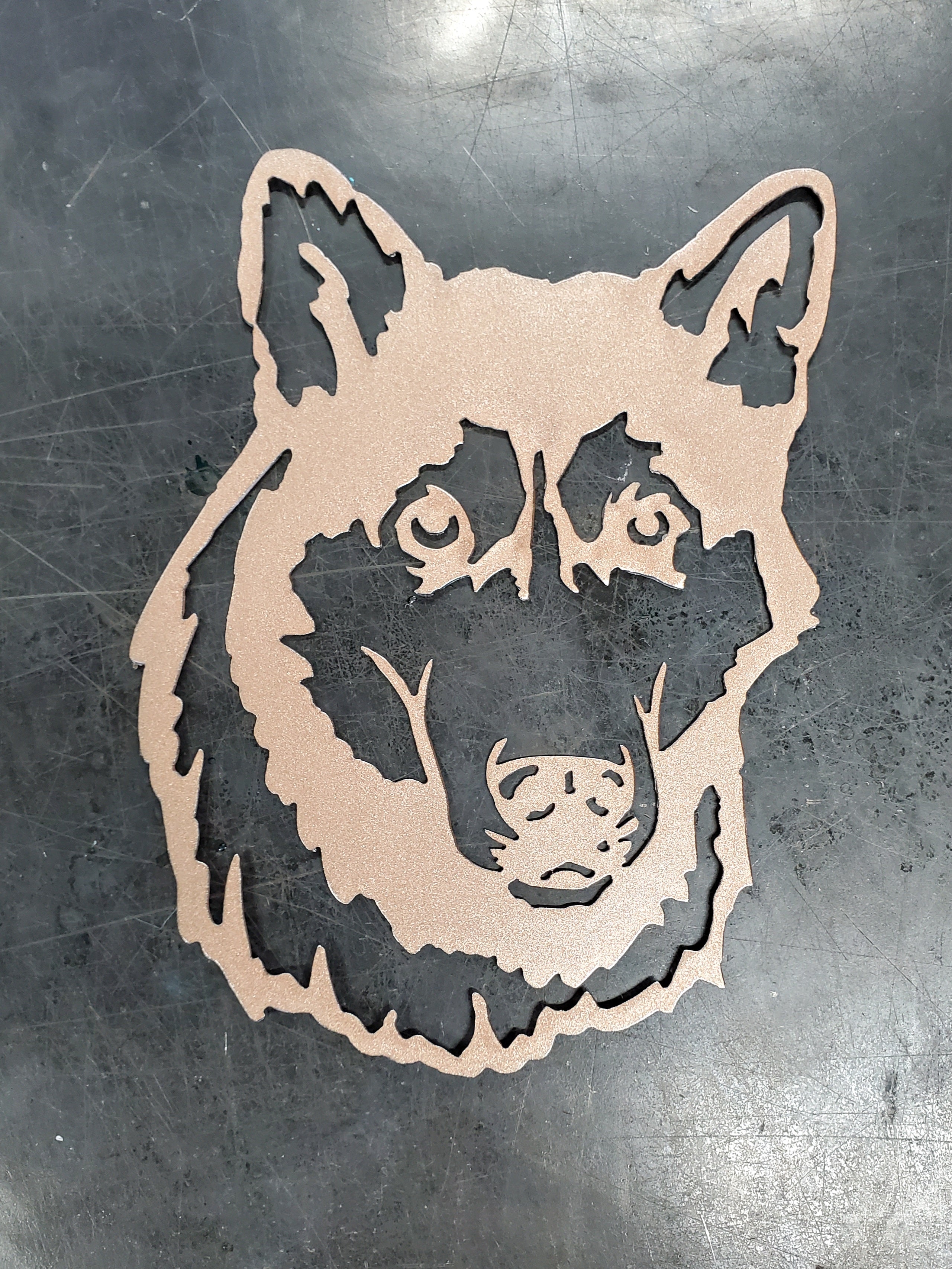 Malamute Metal Art