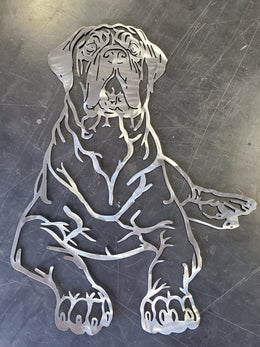Mastiff Metal Wall Art