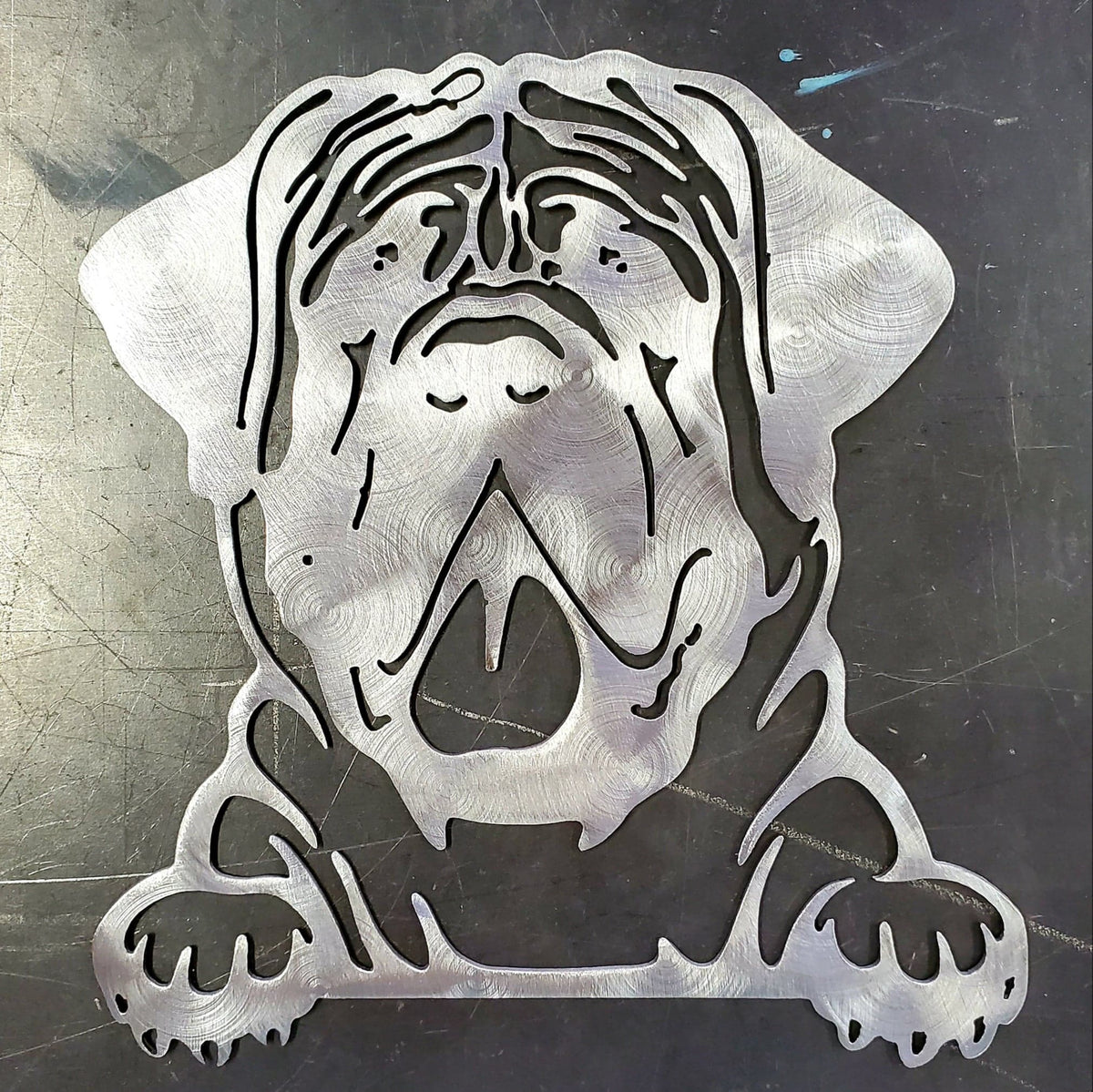 Mastiff Metal Wall Art