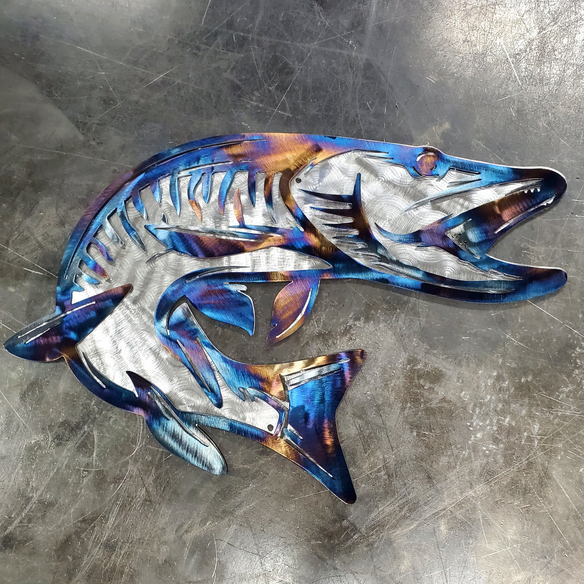 Muskie Metal Wall Art