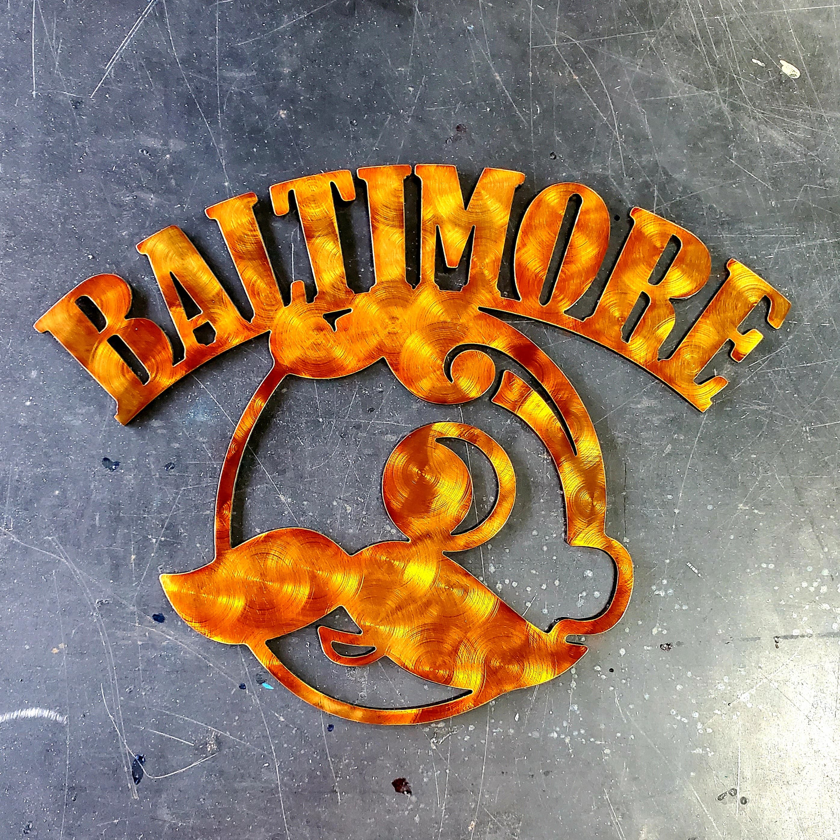 Natty Boh Baltimore Metal Art