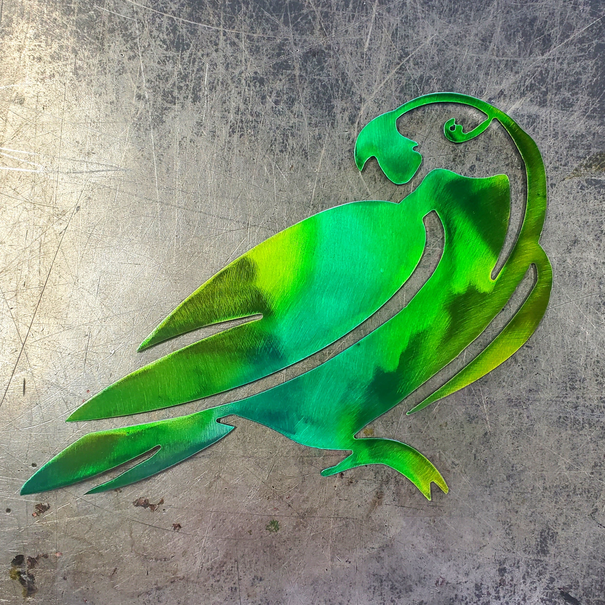 Parrot Metal Art