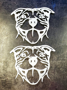 Pitbull Metal Wall Art