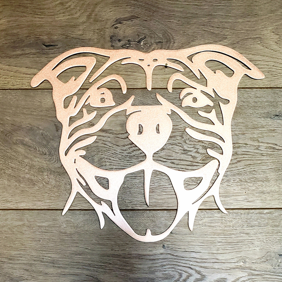 Pitbull Metal Wall Art