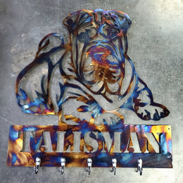 Shar Pei Key & Leash Hanger