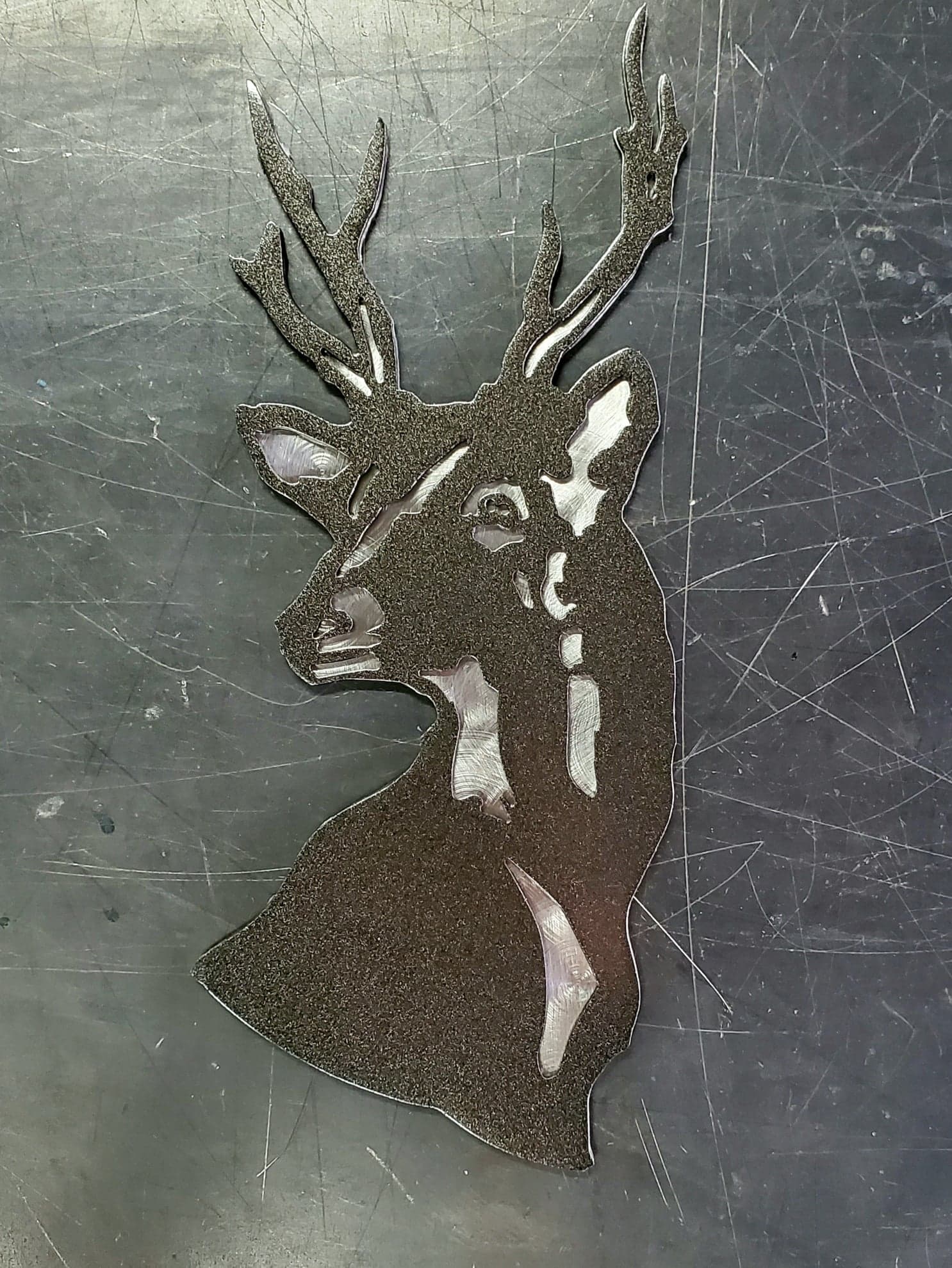 Sika Deer Hunting Metal Art Home Decor Wall Decor Fabrication Welding Welder Annapolis Maryland Custom Personalized Gift