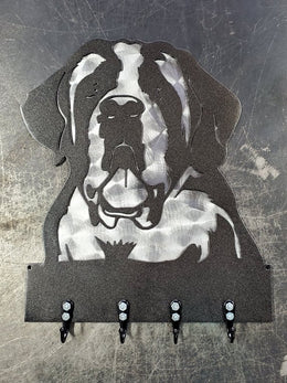 St. Bernard Key & Leash Hanger