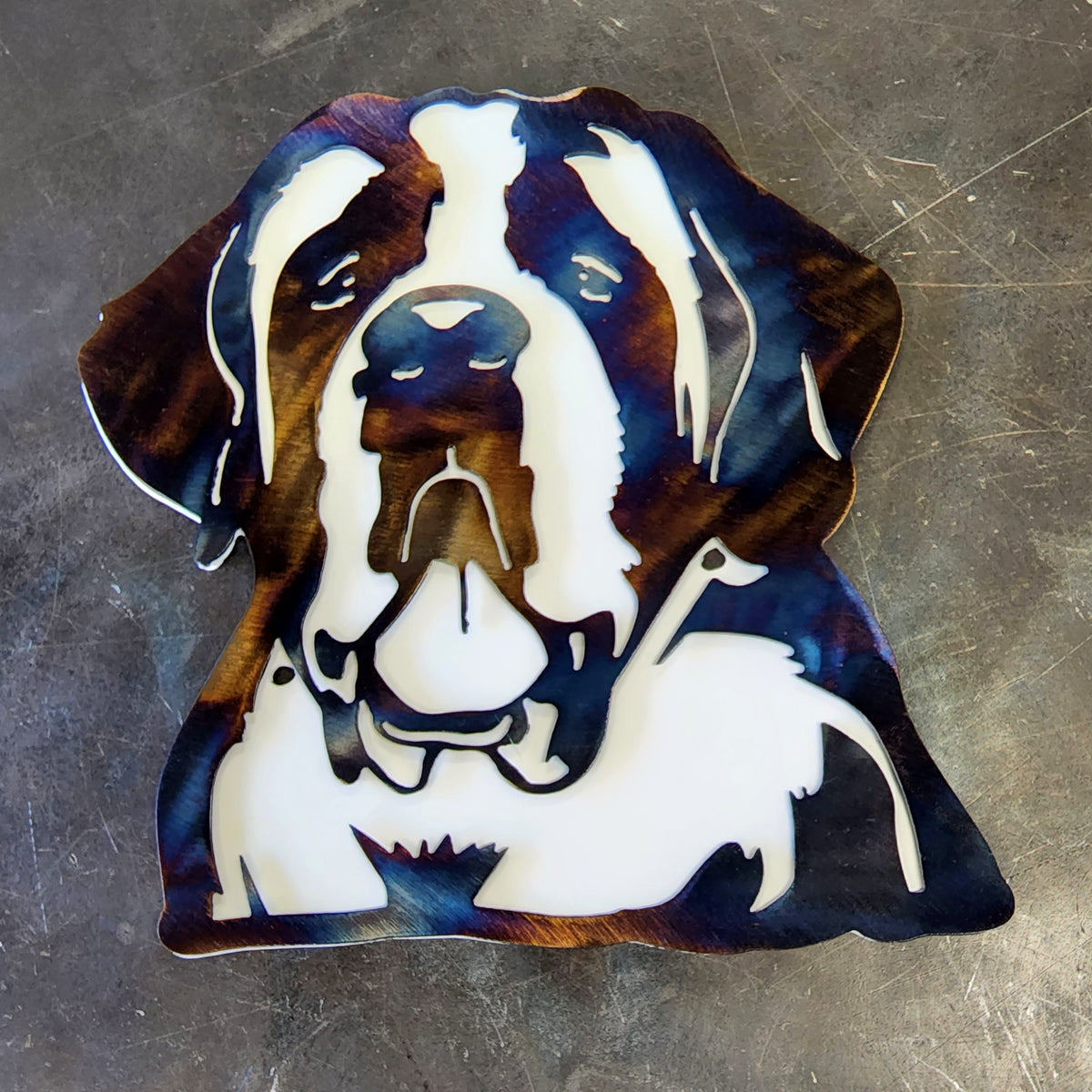 St. Bernard Metal Wall Art