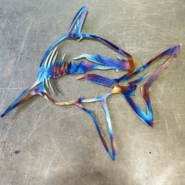 Tiger Shark Metal Wall Art