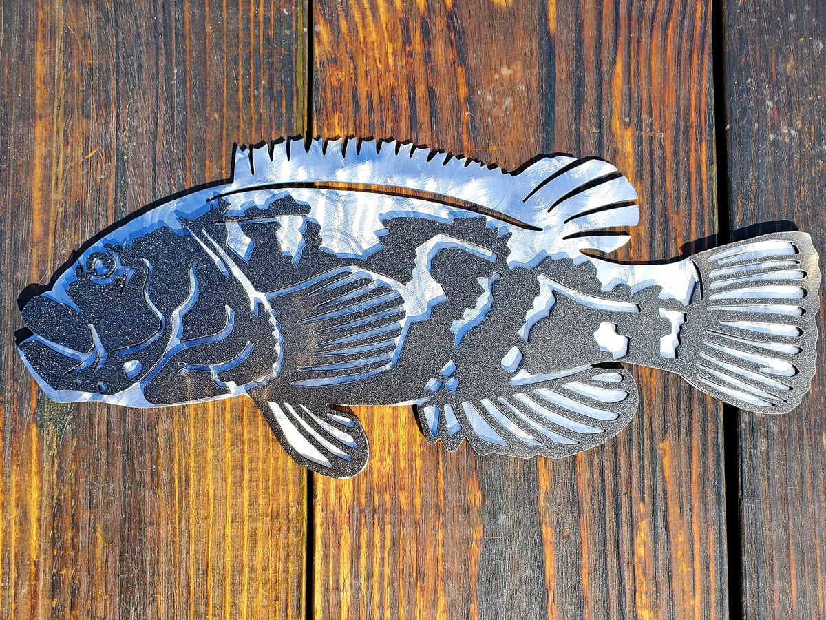 Tog Fishing Fish Fisherman Metal Art Home Decor Wall Decor Fabrication Welding Welder Annapolis Maryland Custom Personalized Gift