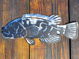 Tog Fishing Fish Fisherman Metal Art Home Decor Wall Decor Fabrication Welding Welder Annapolis Maryland Custom Personalized Gift