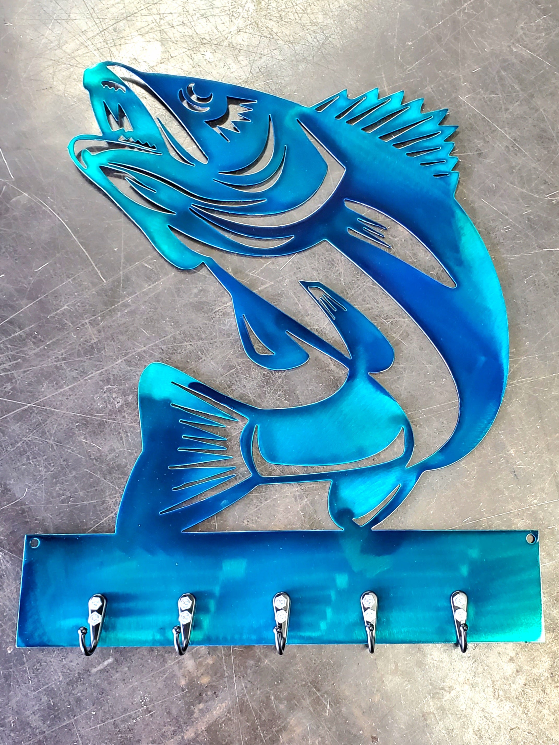 Walleye #1 Key & Leash Hanger