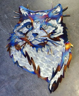 Cat Metal Wall Art