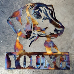 Dachshund Metal Wall Art