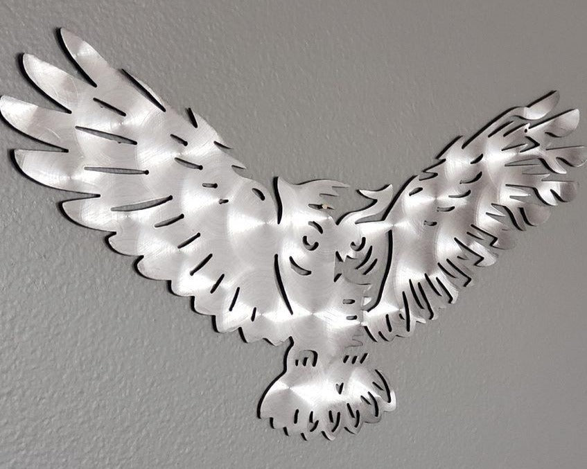 Owl Metal Wall Art #1