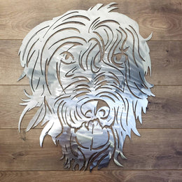 Wirehaired Pointing Griffon Metal Wall Art