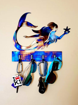 Mermaid Key & Leash Hanger