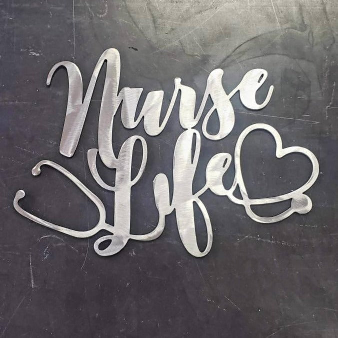 Nurse Life Metal Wall Art