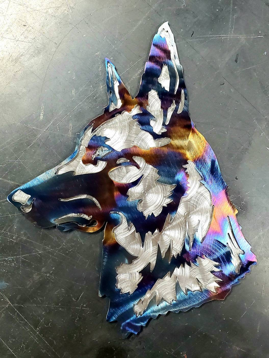 Belgian Malinois Metal Wall Art #1