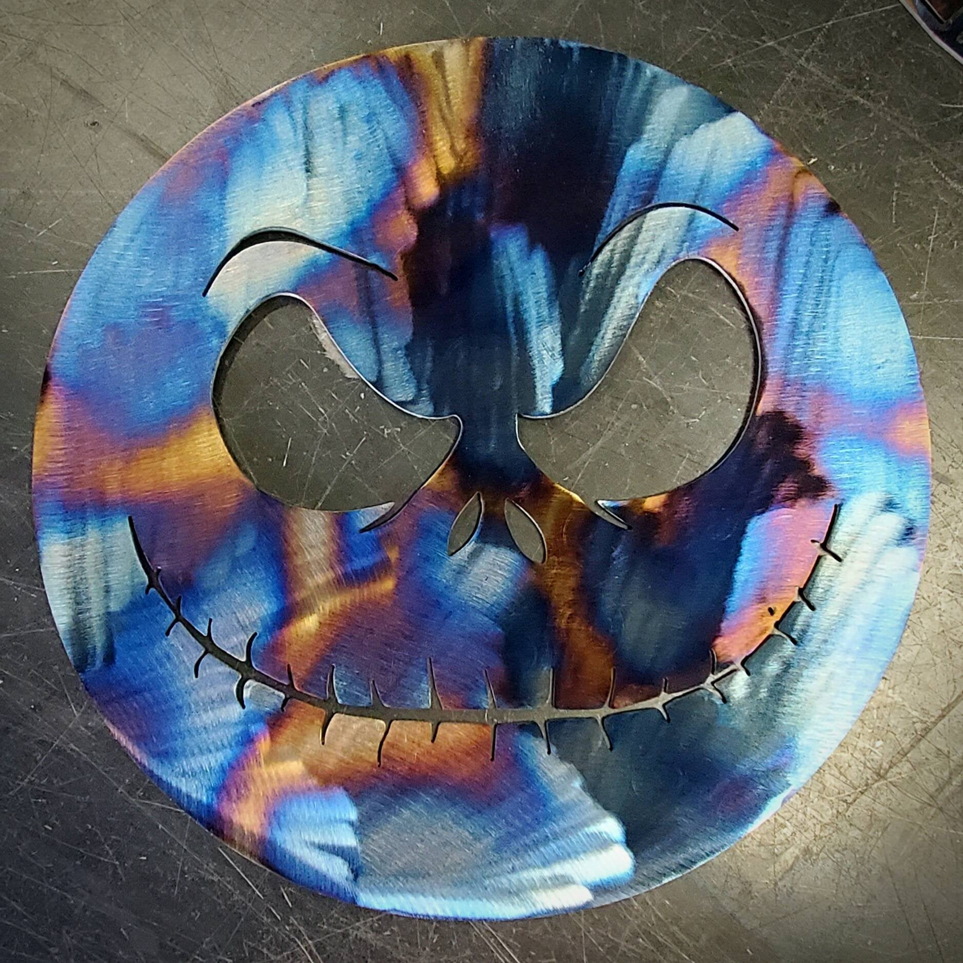 Nightmare Before Christmas Jack Skellington Halloween Metal Art Home Decor Wall Decor Fabrication Welding Welder Annapolis Maryland Custom Personalized Gift