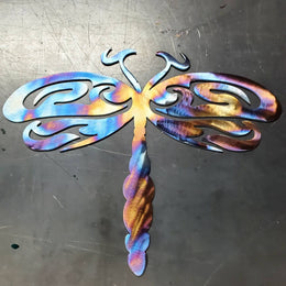 Dragonfly Garden Insect Metal Art Home Decor Wall Decor Fabrication Welding Welder Annapolis Maryland Custom Personalized Gift