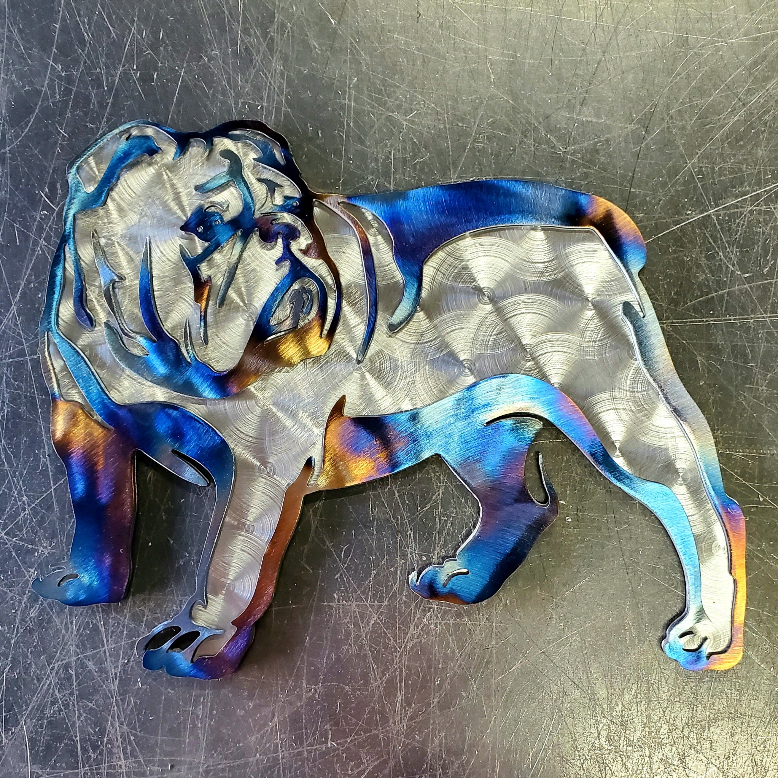 Bulldog #1 Metal Art