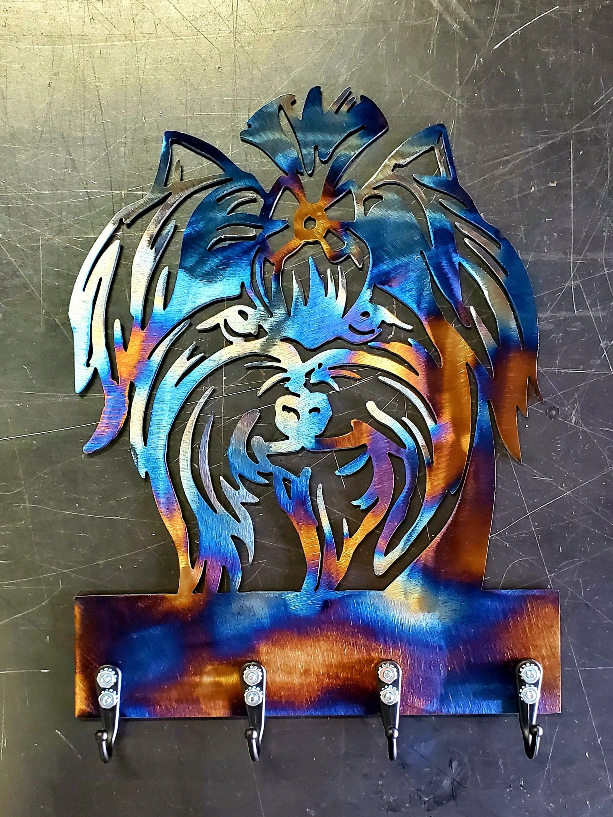 Yorkie Metal Wall Art #1