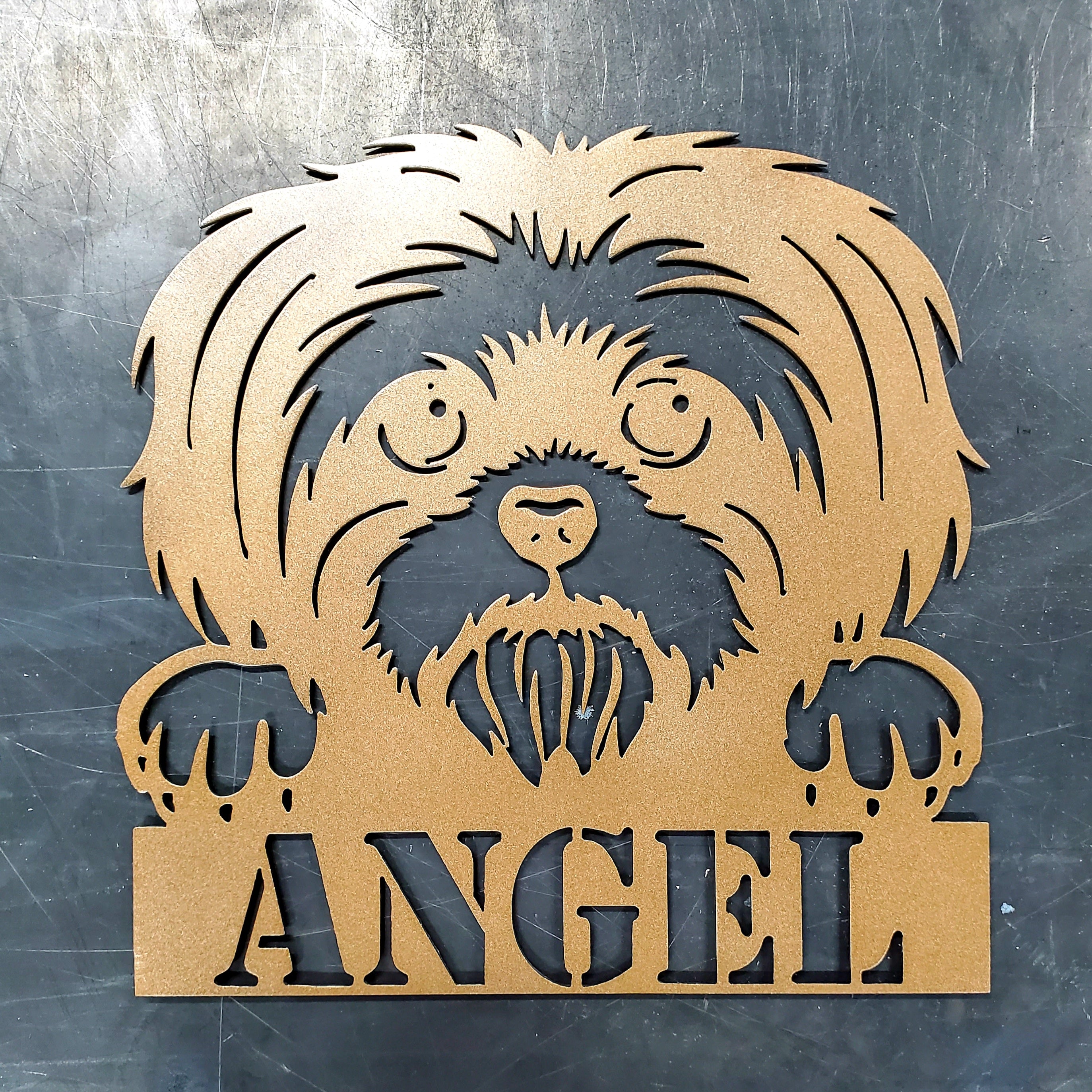 Shih Tzu #1 Metal Art