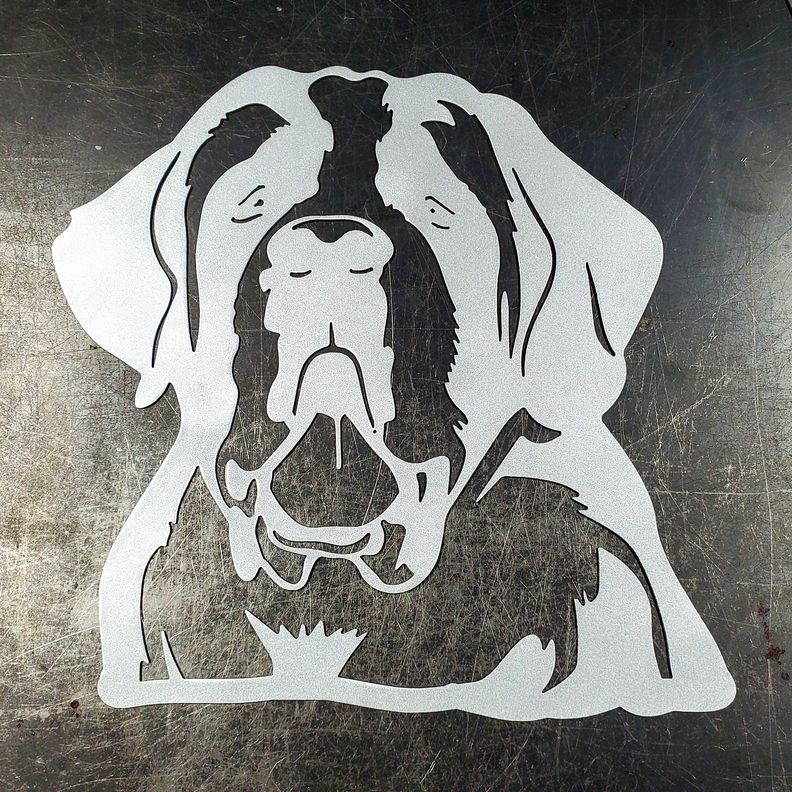 St. Bernard #1 Metal Art