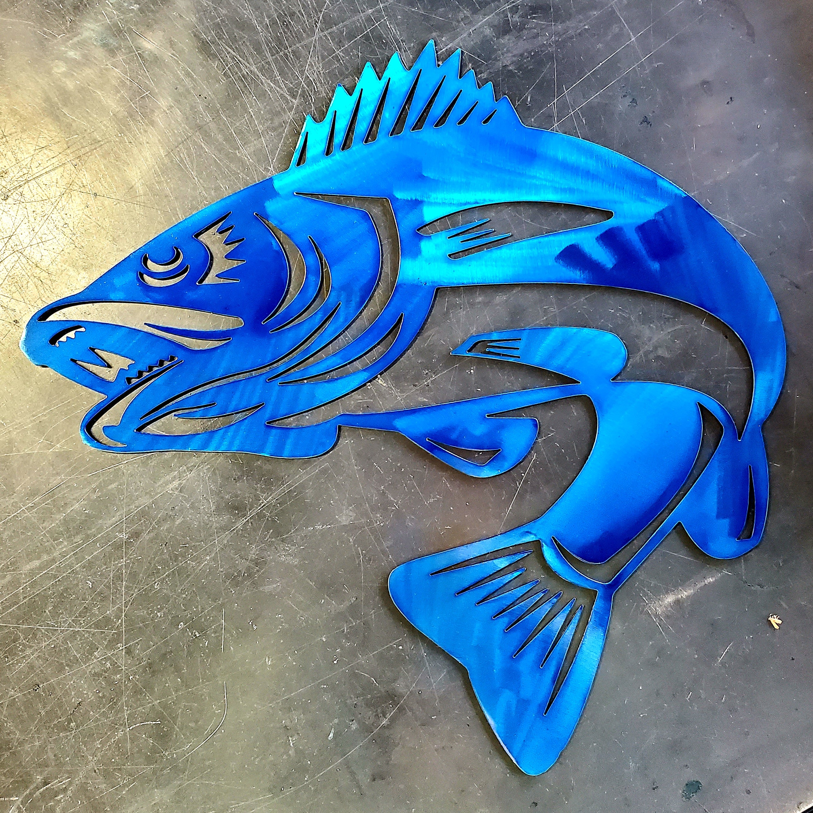 Walleye #1 Metal Art
