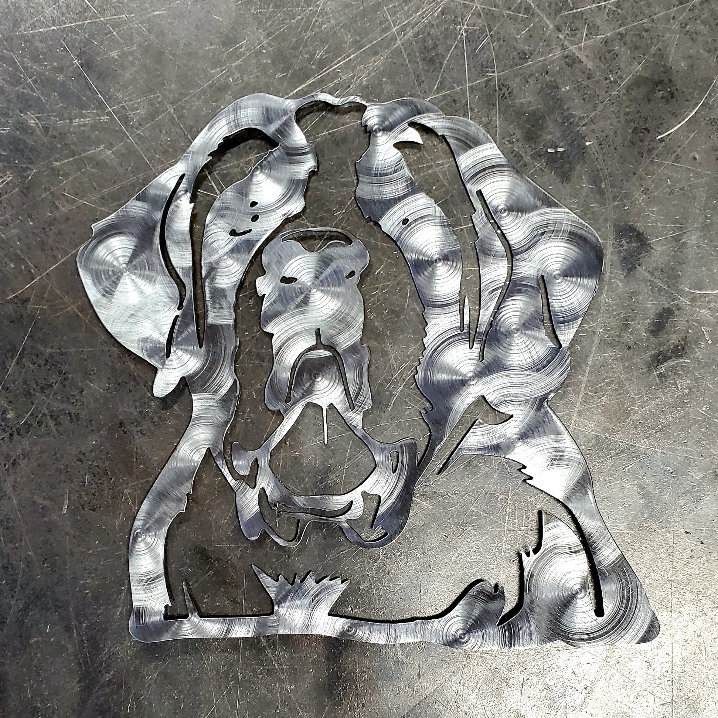 St. Bernard #1 Metal Art