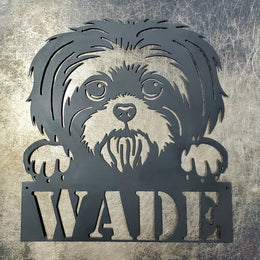 Shih Tzu Metal Wall Art