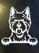 West Highland Terrier Metal Art