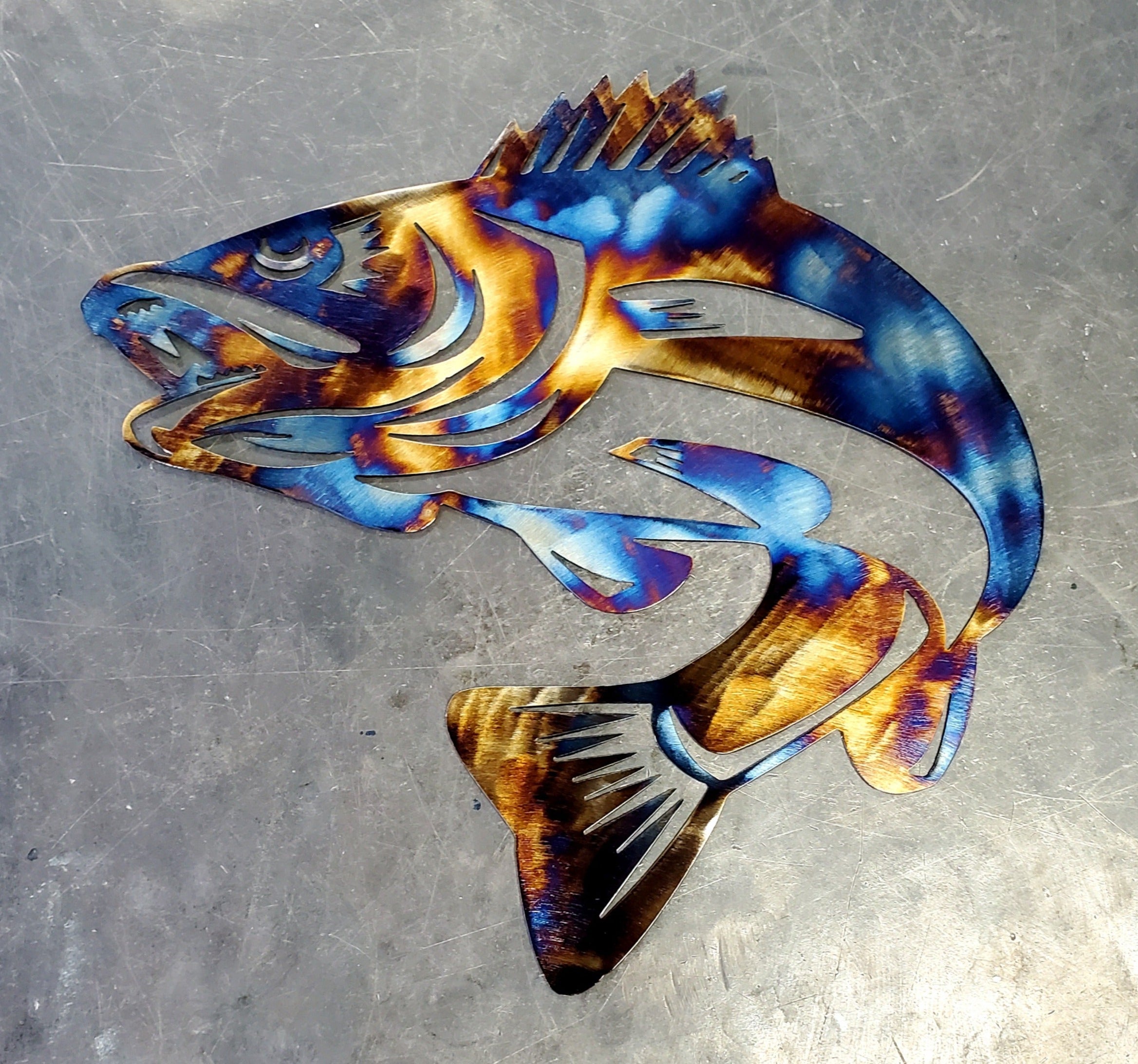 Walleye #1 Metal Art