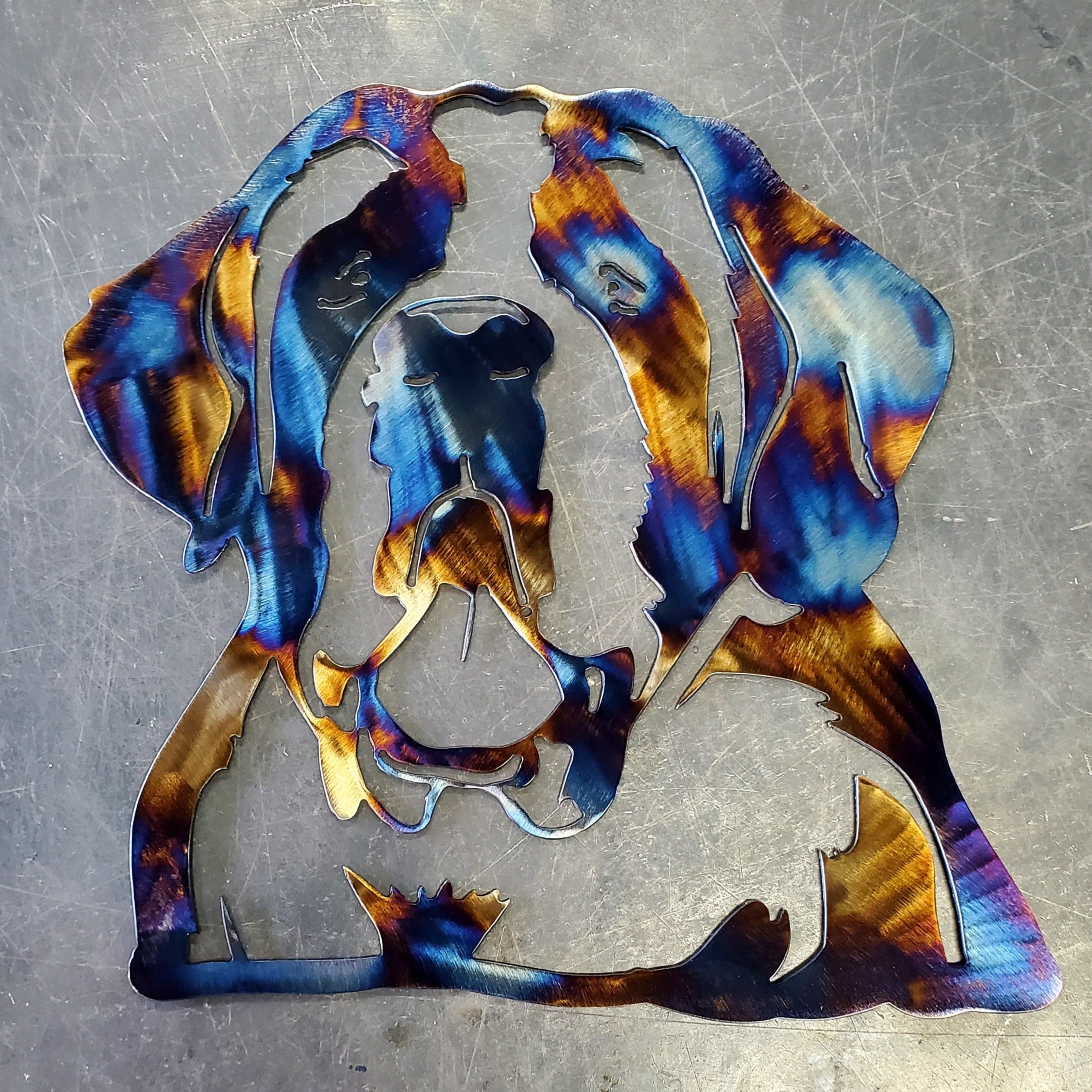 St. Bernard #1 Metal Art