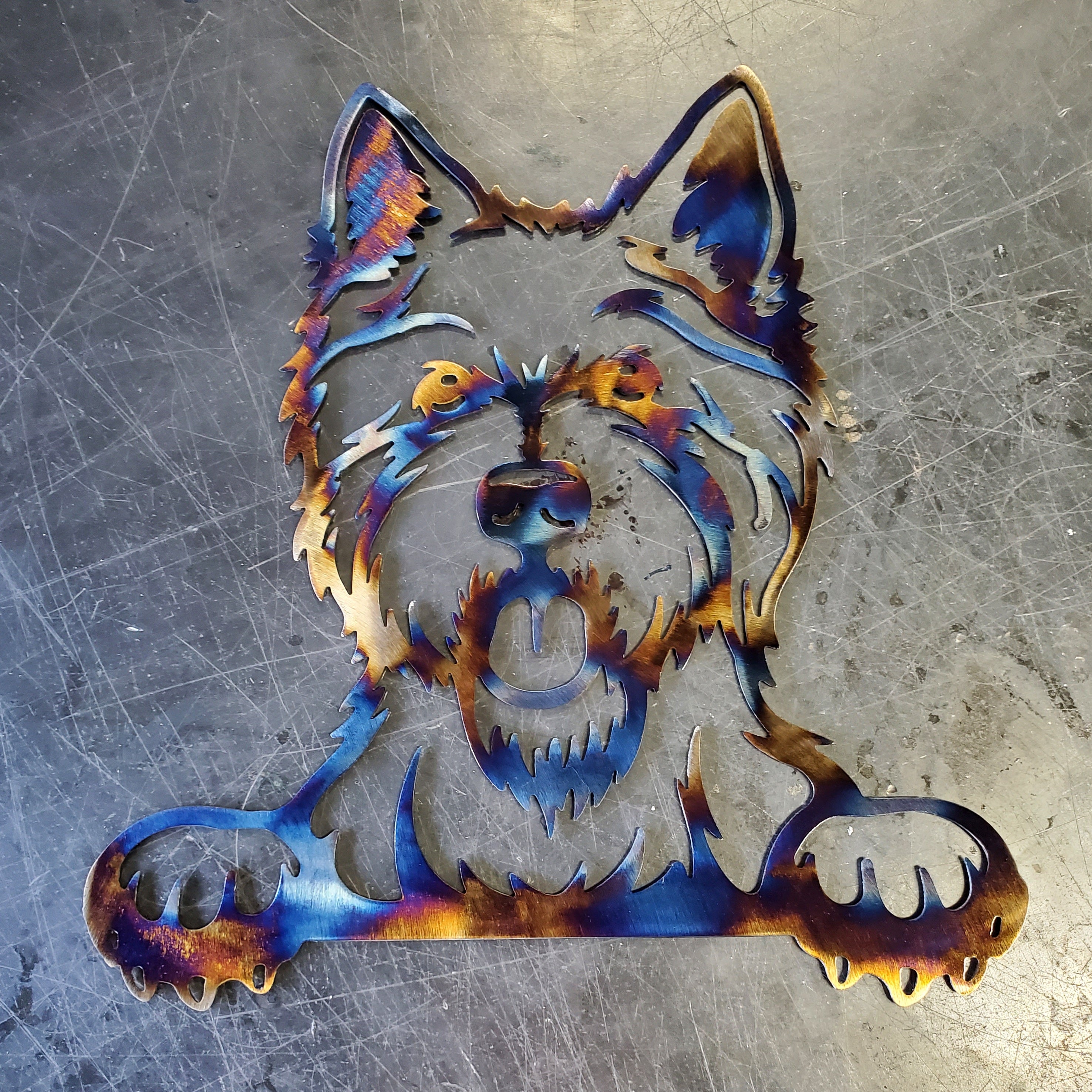 West Highland Terrier Metal Art