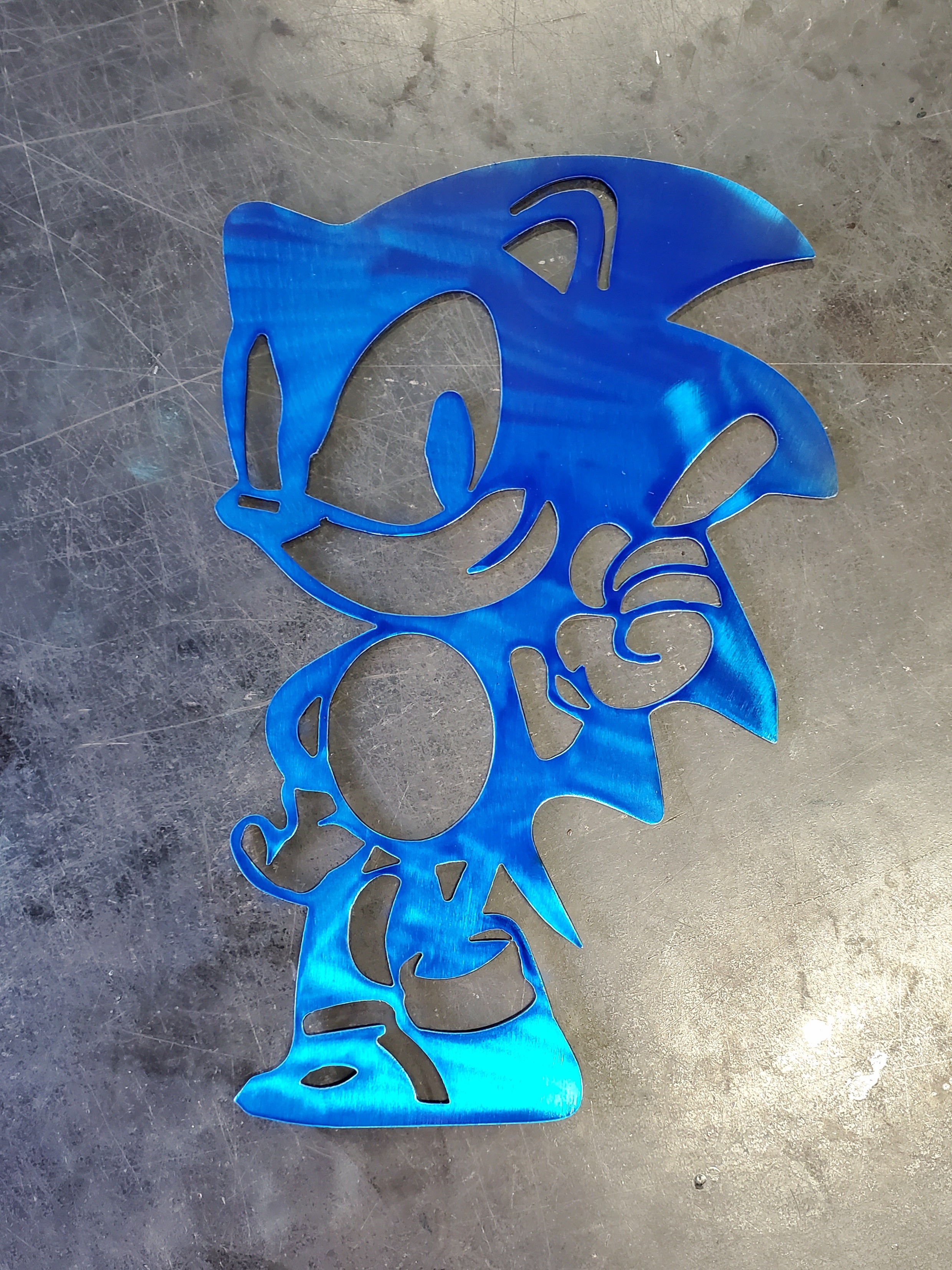 Sonic the Hedgehog Metal Art