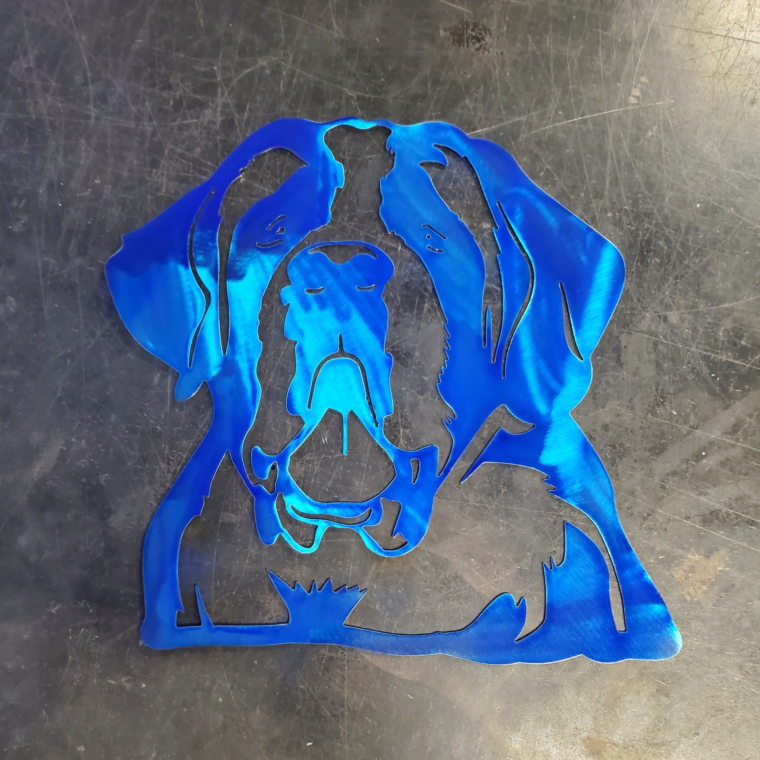 St. Bernard #1 Metal Art